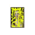 Picture of Neon Yellow Graffiti _GroupedProduct_Rectangle_Portrait_Canvas_Framed_