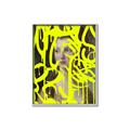 Picture of Neon Yellow Graffiti _GroupedProduct_Rectangle_Portrait_Canvas_Framed_