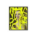 Picture of Neon Yellow Graffiti _GroupedProduct_Rectangle_Portrait_Canvas_Framed_