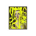 Picture of Neon Yellow Graffiti _GroupedProduct_Rectangle_Portrait_Canvas_Framed_