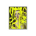 Picture of Neon Yellow Graffiti _GroupedProduct_Rectangle_Portrait_Canvas_Framed_