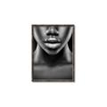 Picture of Fashion Makeup B&W _GroupedProduct_Rectangle_Portrait_Photography _GroupedProduct_Rectangle_Portrait_Canvas_Framed_