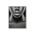 Picture of Fashion Makeup B&W _GroupedProduct_Rectangle_Portrait_Photography _GroupedProduct_Rectangle_Portrait_Canvas_Framed_