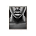 Picture of Fashion Makeup B&W _GroupedProduct_Rectangle_Portrait_Photography _GroupedProduct_Rectangle_Portrait_Canvas_Framed_
