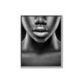 Picture of Fashion Makeup B&W _GroupedProduct_Rectangle_Portrait_Photography _GroupedProduct_Rectangle_Portrait_Canvas_Framed_