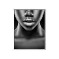 Picture of Fashion Makeup B&W _GroupedProduct_Rectangle_Portrait_Photography _GroupedProduct_Rectangle_Portrait_Canvas_Framed_