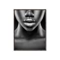 Picture of Fashion Makeup B&W _GroupedProduct_Rectangle_Portrait_Photography _GroupedProduct_Rectangle_Portrait_Canvas_Framed_
