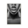 Picture of Fashion Makeup B&W _GroupedProduct_Rectangle_Portrait_Photography _GroupedProduct_Rectangle_Portrait_Canvas_Framed_