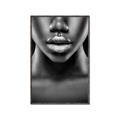 Picture of Fashion Makeup B&W _GroupedProduct_Rectangle_Portrait_Photography _GroupedProduct_Rectangle_Portrait_Canvas_Framed_