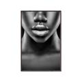 Picture of Fashion Makeup B&W _GroupedProduct_Rectangle_Portrait_Photography _GroupedProduct_Rectangle_Portrait_Canvas_Framed_