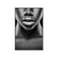 Picture of Fashion Makeup B&W _GroupedProduct_Rectangle_Portrait_Photography _GroupedProduct_Rectangle_Portrait_Canvas_Framed_