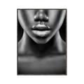 Picture of Fashion Makeup B&W _GroupedProduct_Rectangle_Portrait_Photography _GroupedProduct_Rectangle_Portrait_Canvas_Framed_