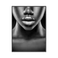 Picture of Fashion Makeup B&W _GroupedProduct_Rectangle_Portrait_Photography _GroupedProduct_Rectangle_Portrait_Canvas_Framed_
