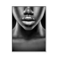 Picture of Fashion Makeup B&W _GroupedProduct_Rectangle_Portrait_Photography _GroupedProduct_Rectangle_Portrait_Canvas_Framed_