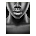 Picture of Fashion Makeup B&W _GroupedProduct_Rectangle_Portrait_Photography _GroupedProduct_Rectangle_Portrait_Canvas_Framed_