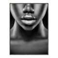 Picture of Fashion Makeup B&W _GroupedProduct_Rectangle_Portrait_Photography _GroupedProduct_Rectangle_Portrait_Canvas_Framed_