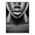 Picture of Fashion Makeup B&W _GroupedProduct_Rectangle_Portrait_Photography _GroupedProduct_Rectangle_Portrait_Canvas_Framed_