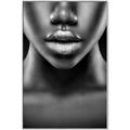 Picture of Fashion Makeup B&W _GroupedProduct_Rectangle_Portrait_Photography _GroupedProduct_Rectangle_Portrait_Canvas_Framed_
