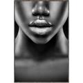 Picture of Fashion Makeup B&W _GroupedProduct_Rectangle_Portrait_Photography _GroupedProduct_Rectangle_Portrait_Canvas_Framed_