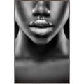 Picture of Fashion Makeup B&W _GroupedProduct_Rectangle_Portrait_Photography _GroupedProduct_Rectangle_Portrait_Canvas_Framed_