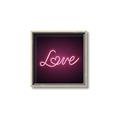 Picture of Neon Love _GroupedProduct_Square_Photography _GroupedProduct_Square_Canvas_Framed_