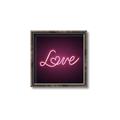Picture of Neon Love _GroupedProduct_Square_Photography _GroupedProduct_Square_Canvas_Framed_