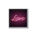Picture of Neon Love _GroupedProduct_Square_Photography _GroupedProduct_Square_Canvas_Framed_