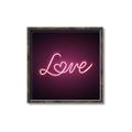 Picture of Neon Love _GroupedProduct_Square_Photography _GroupedProduct_Square_Canvas_Framed_