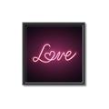 Picture of Neon Love _GroupedProduct_Square_Photography _GroupedProduct_Square_Canvas_Framed_