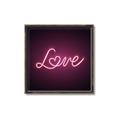 Picture of Neon Love _GroupedProduct_Square_Photography _GroupedProduct_Square_Canvas_Framed_