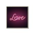 Picture of Neon Love _GroupedProduct_Square_Photography _GroupedProduct_Square_Canvas_Framed_