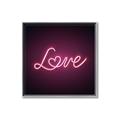 Picture of Neon Love _GroupedProduct_Square_Photography _GroupedProduct_Square_Canvas_Framed_