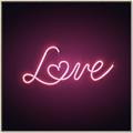 Picture of Neon Love _GroupedProduct_Square_Photography _GroupedProduct_Square_Canvas_Framed_