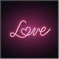 Picture of Neon Love _GroupedProduct_Square_Photography _GroupedProduct_Square_Canvas_Framed_