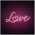 Picture of Neon Love _GroupedProduct_Square_Photography _GroupedProduct_Square_Canvas_Framed_