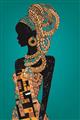 Picture of African Fashion Girl _GroupedProduct_Rectangle_Portrait_Unframed_Print_Only_