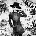 Picture of Newspaper Fashion _GroupedProduct_Square_Unframed_Print_Only_