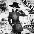 Picture of Newspaper Fashion _GroupedProduct_Square_Unframed_Print_Only_