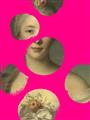 Picture of Neon Pink Circles _GroupedProduct_Rectangle_Portrait_Unframed_Print_Only_