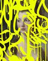 Picture of Neon Yellow Graffiti _GroupedProduct_Rectangle_Portrait_Unframed_Print_Only_