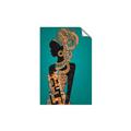 Picture of African Fashion Girl _GroupedProduct_Rectangle_Portrait_Unframed_Print_Only_