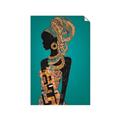 Picture of African Fashion Girl _GroupedProduct_Rectangle_Portrait_Unframed_Print_Only_