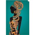 Picture of African Fashion Girl _GroupedProduct_Rectangle_Portrait_Unframed_Print_Only_