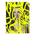 Picture of Neon Yellow Graffiti _GroupedProduct_Rectangle_Portrait_Unframed_Print_Only_