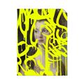 Picture of Neon Yellow Graffiti _GroupedProduct_Rectangle_Portrait_Unframed_Print_Only_