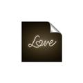 Picture of Neon Love _GroupedProduct_Square_Photography _GroupedProduct_Square_Unframed_Print_Only_