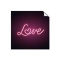 Picture of Neon Love _GroupedProduct_Square_Photography _GroupedProduct_Square_Unframed_Print_Only_