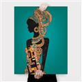 Picture of African Fashion Girl _GroupedProduct_Rectangle_Portrait_Canvas_