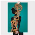Picture of African Fashion Girl _GroupedProduct_Rectangle_Portrait_Canvas_