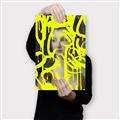 Picture of Neon Yellow Graffiti _GroupedProduct_Rectangle_Portrait_Canvas_